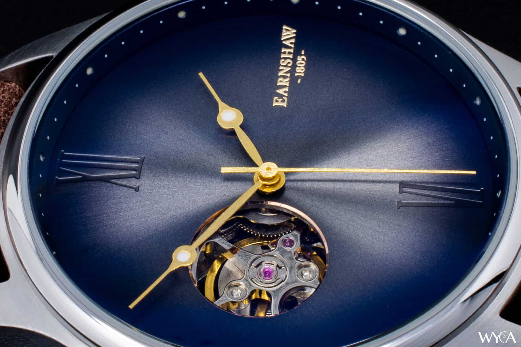 Thomas Earnshaw Precisto Bauer Fumée 8809-02 Toma macro