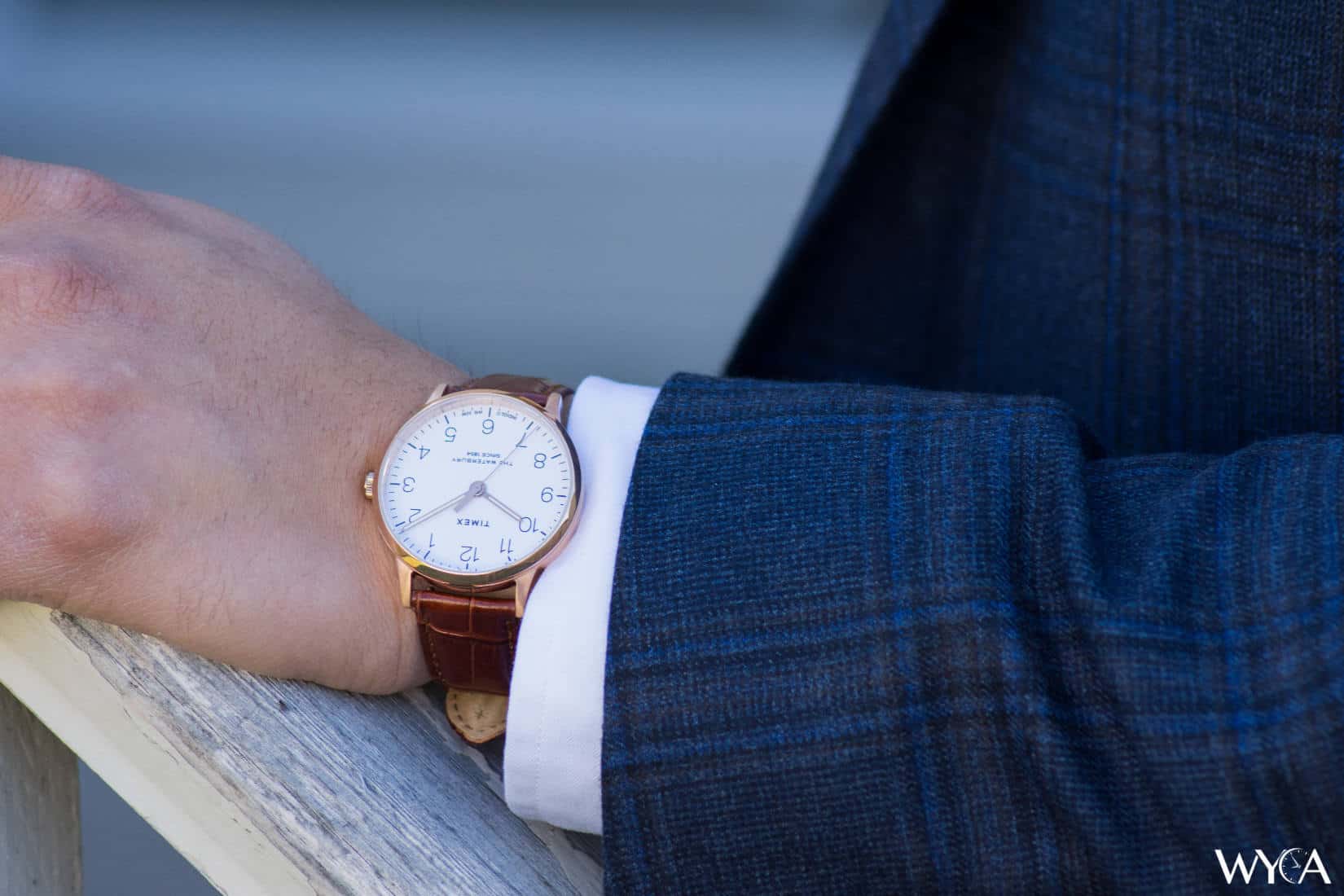 Timex Waterbury Classic en la muñeca de Don