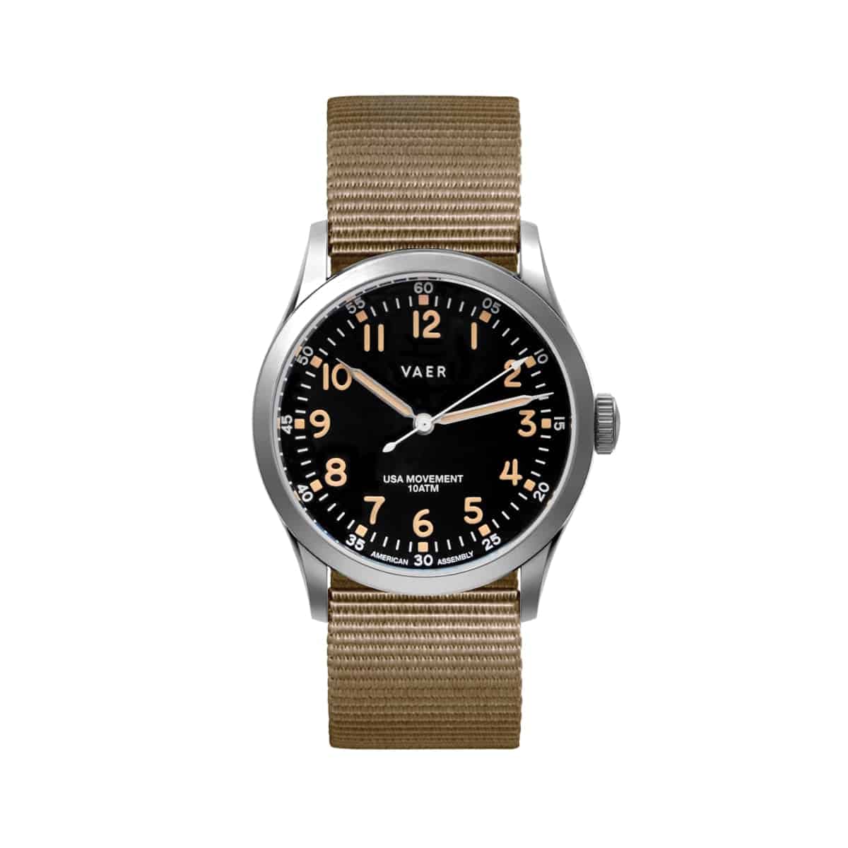 Vaer C3 Korea Field EE.UU. reloj de cuarzo