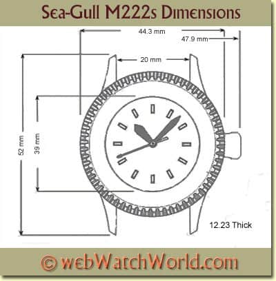Dimensiones del Sea Gull M222